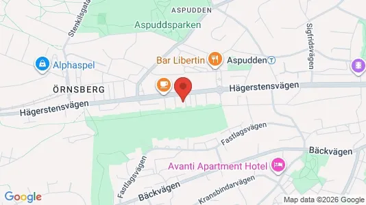 Bostadsrätter till salu i Söderort - kort over placeringen