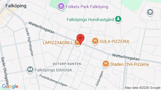 Bostadsrätter till salu i Falköping - kort over placeringen