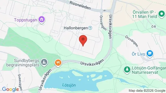 Bostadsrätter till salu i Sundbyberg - kort over placeringen