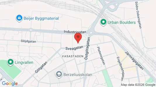 Bostadsrätter till salu i Linköping - kort over placeringen
