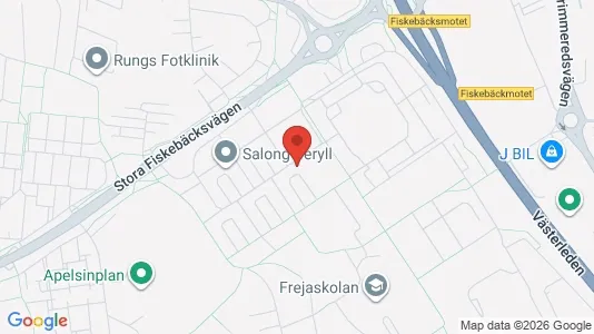 Bostadsrätter till salu i Göteborg Västra - kort over placeringen