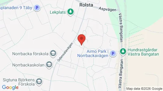 Bostadsrätter till salu i Sigtuna - kort over placeringen