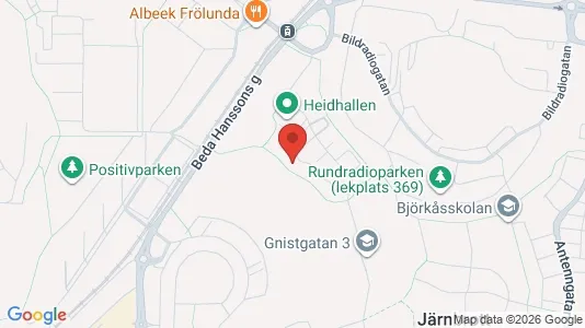 Bostadsrätter till salu i Askim-Frölunda-Högsbo - kort over placeringen