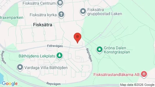 Bostadsrätter till salu i Nacka - kort over placeringen