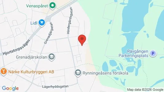 Bostadsrätter till salu i Örebro - kort over placeringen