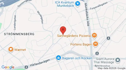 Bostadsrätter till salu i Örgryte-Härlanda - kort over placeringen