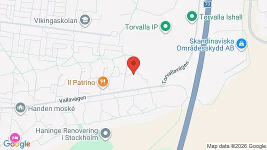 Bostadsrätter till salu i Haninge - kort over placeringen