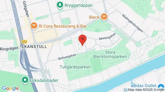 Bostadsrätter till salu i Södermalm - kort over placeringen