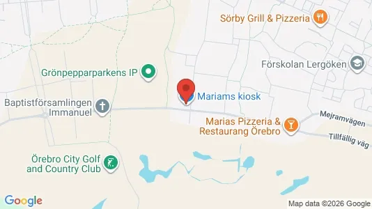 Bostadsrätter till salu i Örebro - kort over placeringen