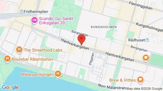 Bostadsrätter till salu i Kungsholmen - kort over placeringen