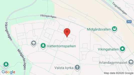 Bostadsrätter till salu i Sigtuna - kort over placeringen