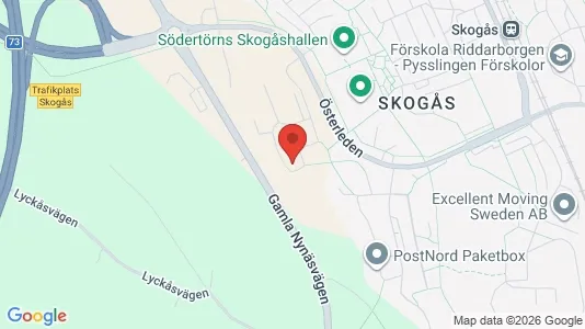 Bostadsrätter till salu i Huddinge - kort over placeringen