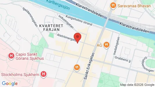 Bostadsrätter till salu i Kungsholmen - kort over placeringen