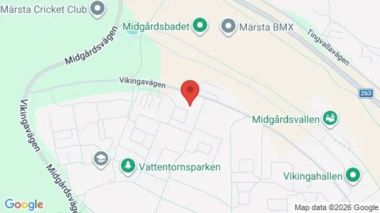 Bostadsrätter till salu i Sigtuna - kort over placeringen