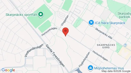 Bostadsrätter till salu i Söderort - kort over placeringen