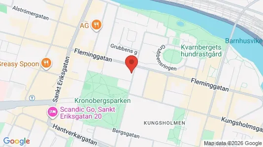 Bostadsrätter till salu i Kungsholmen - kort over placeringen