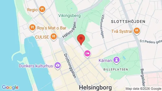 Bostadsrätter till salu i Helsingborg - kort over placeringen