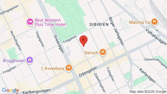 Bostadsrätter till salu i Stockholm Innerstad - kort over placeringen