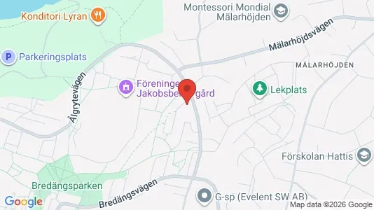 Bostadsrätter till salu i Söderort - kort over placeringen