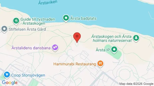 Bostadsrätter till salu i Hammarbyhamnen - kort over placeringen