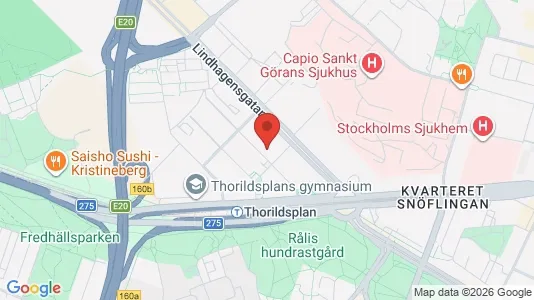 Bostadsrätter till salu i Kungsholmen - kort over placeringen