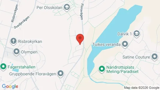 Bostadsrätter till salu i Fagersta - kort over placeringen