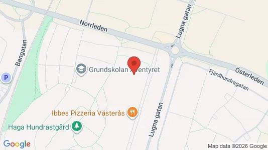 Bostadsrätter till salu i Västerås - kort over placeringen