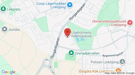 Lägenheter till salu i Linköping - kort over placeringen