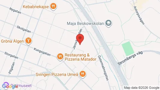 Lägenheter till salu i Umeå - kort over placeringen