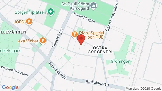 Lägenheter till salu i Malmö Centrum - kort over placeringen