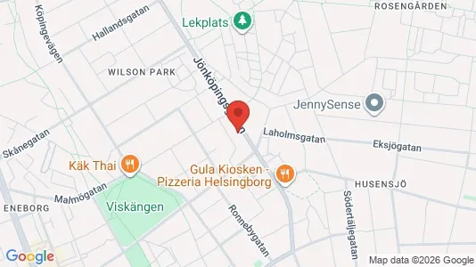 Lägenheter till salu i Helsingborg - kort over placeringen