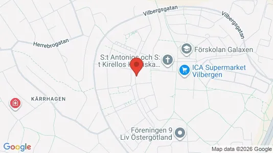 Bostadsrätter till salu i Norrköping - kort over placeringen