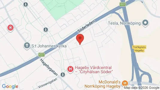 Lägenheter att hyra i Norrköping - kort over placeringen