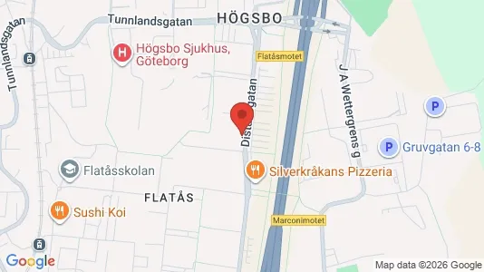 Lägenheter till salu i Askim-Frölunda-Högsbo - kort over placeringen