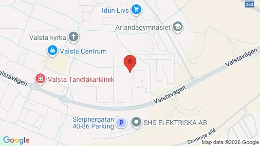 Bostadsrätter till salu i Sigtuna - kort over placeringen
