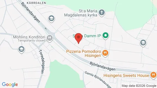 Lägenheter till salu i Göteborg Centrum - kort over placeringen