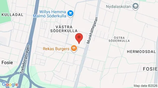 Lägenheter till salu i Malmö Centrum - kort over placeringen