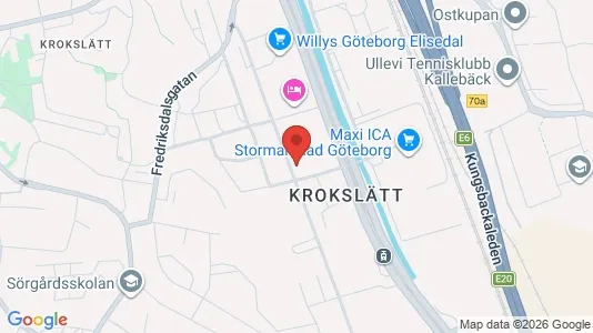Lägenheter till salu i Örgryte-Härlanda - kort over placeringen