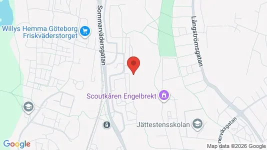 Bostadsrätter till salu i Västra hisingen - kort over placeringen