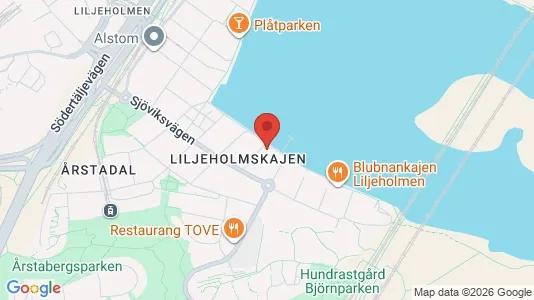 Bostadsrätter till salu i Södermalm - kort over placeringen