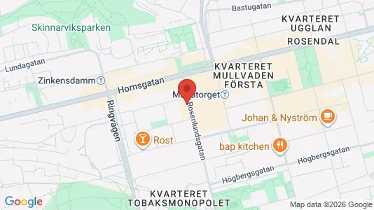 Lägenheter till salu i Södermalm - kort over placeringen