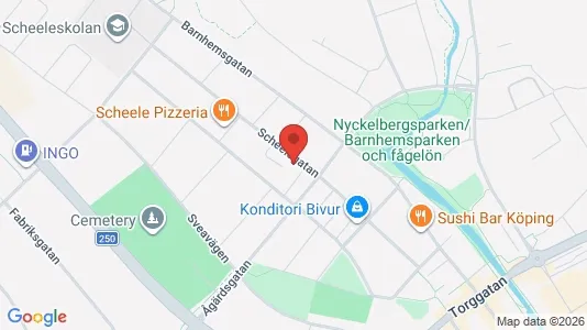 Lägenheter till salu i Köping - kort over placeringen