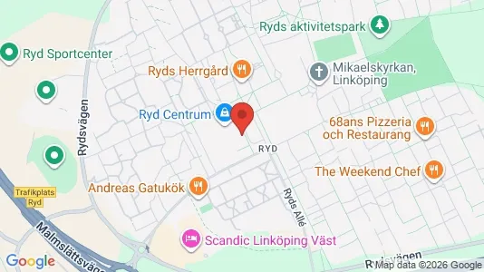 Lägenheter att hyra i Linköping - kort over placeringen