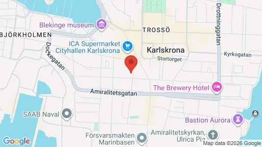 Lägenheter till salu i Karlskrona - Bild från Google Street View