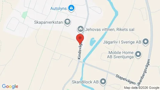 Lägenheter att hyra i Svenljunga - kort over placeringen