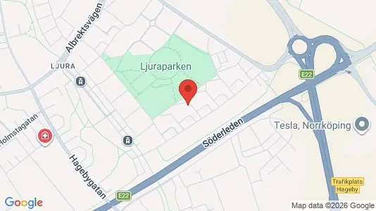 Lägenheter att hyra i Norrköping - kort over placeringen