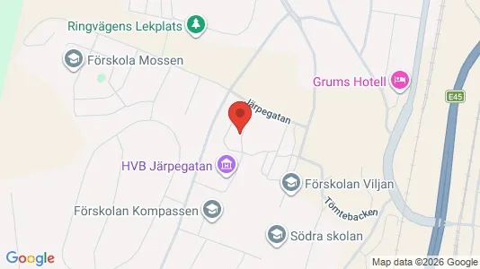 Lägenheter att hyra i Grums - kort over placeringen