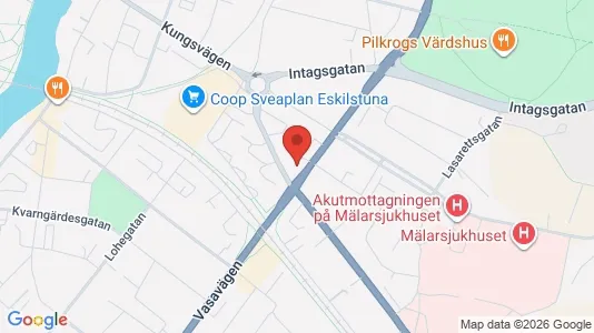 Lägenheter till salu i Smedjebacken - kort over placeringen