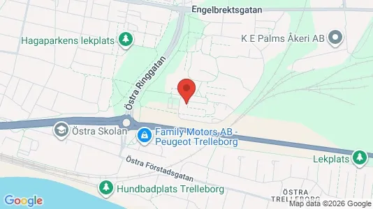 Lägenheter att hyra i Trelleborg - kort over placeringen