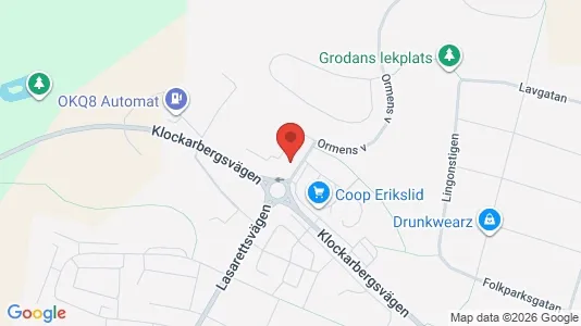 Lägenheter att hyra i Skellefteå - kort over placeringen